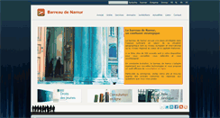 Desktop Screenshot of barreaudenamur.be